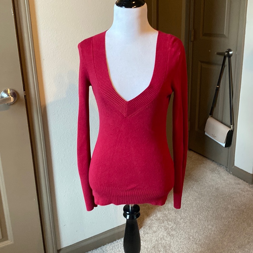 Express Red sweater size small